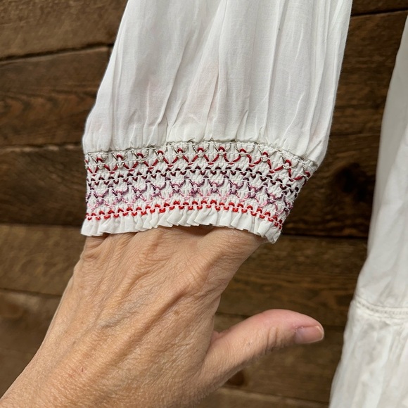 Free People Positano Off-the-Shoulder Embroidered Dress – Size XS - Picture 6 of 8